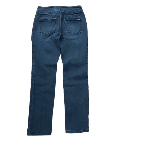 So Slimming Jeans by Chicos Blue Regular Size 0.5 (6) Women Stretch Pull on Long - Picture 2 of 13